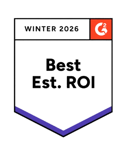 G2 Best ROI Badge