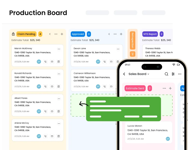 Sales pipeline software preview