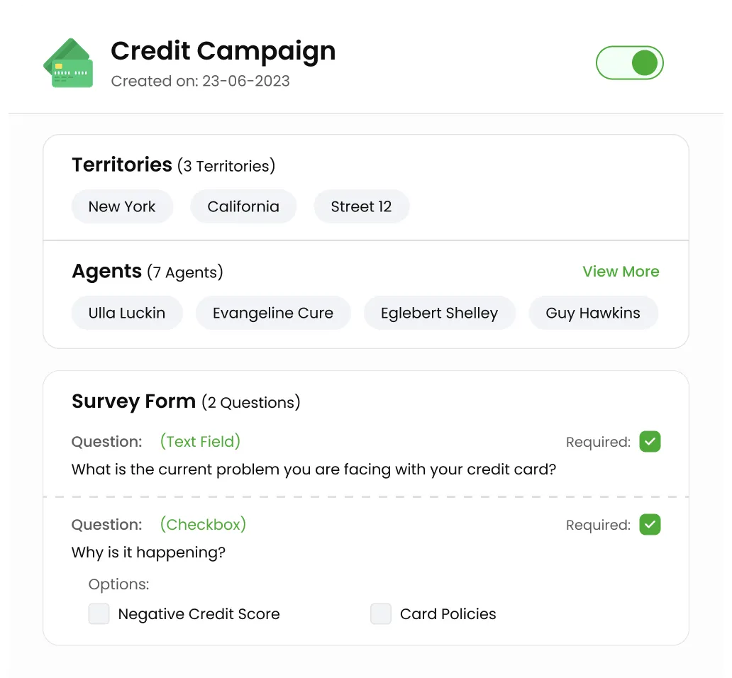 Campaign management software preview