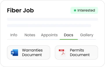 Digital contracts in Knockio