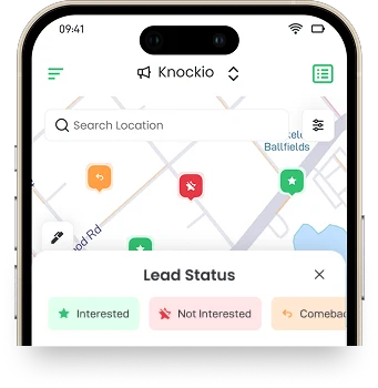 Field activity log in Knockio
