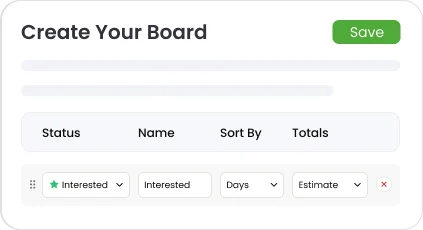 Lead management in Knockio