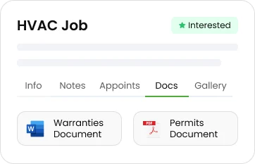 Digital contracts in Knockio
