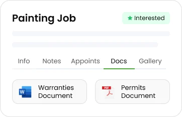 Digital contracts in Knockio