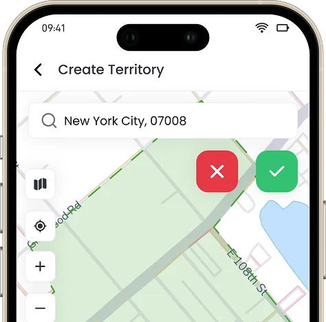 Field activity log in Knockio