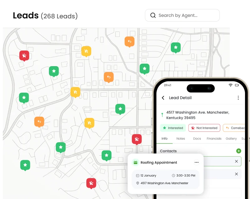 Sales canvassing preview