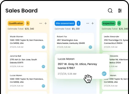 Lead management in Knockio