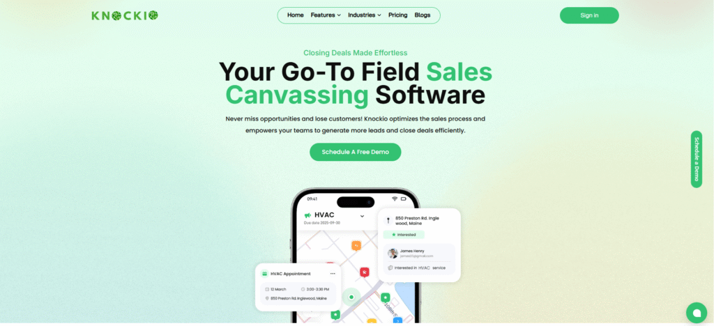 Knockio Home Page