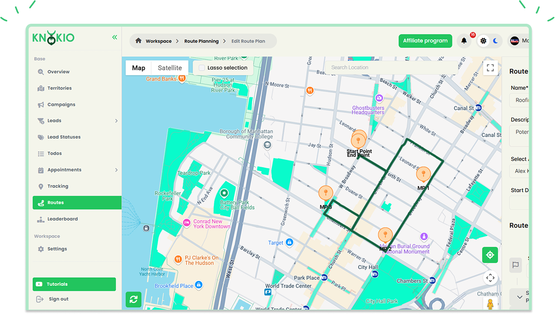 routes routes