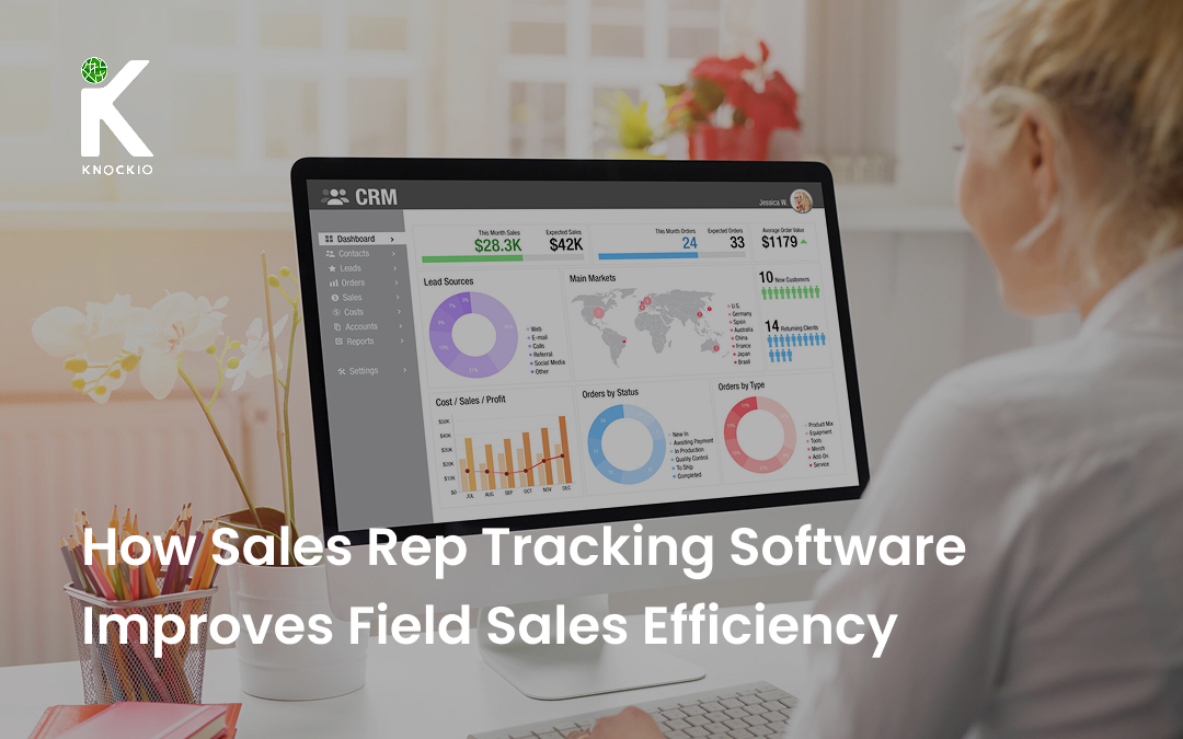 How Sales Rep Tracking Software Improves Field Sales Efficiency