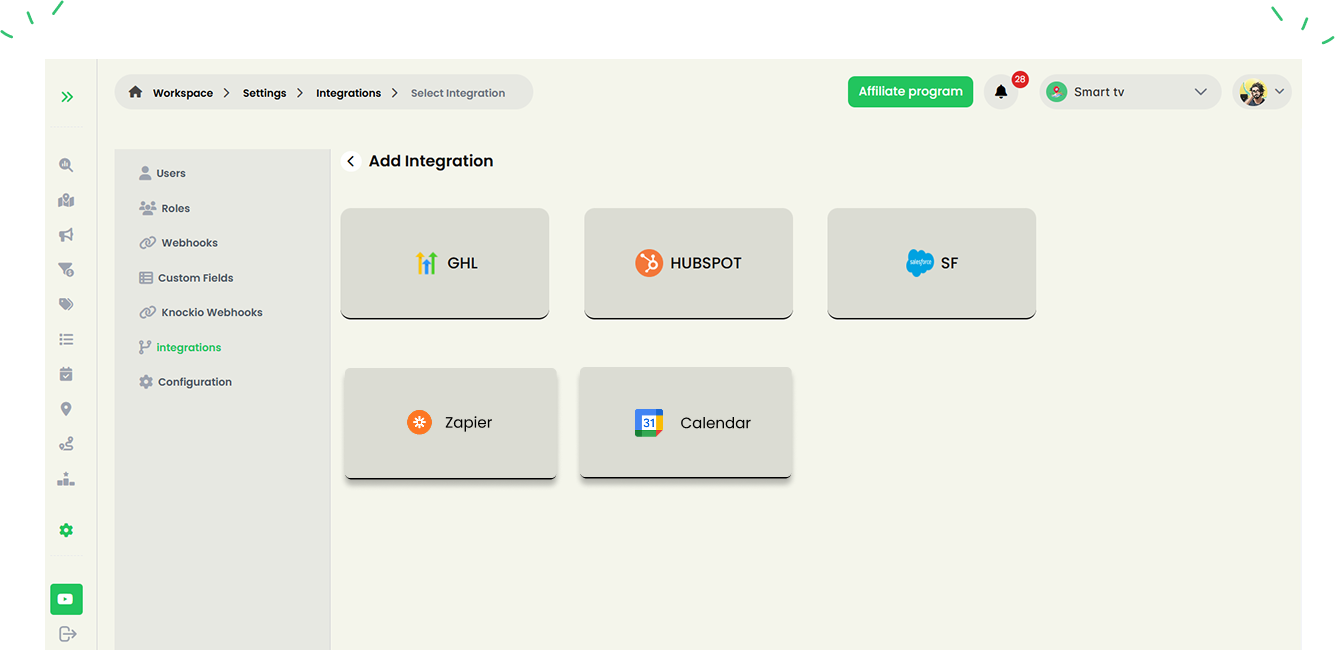 integration new Integrations