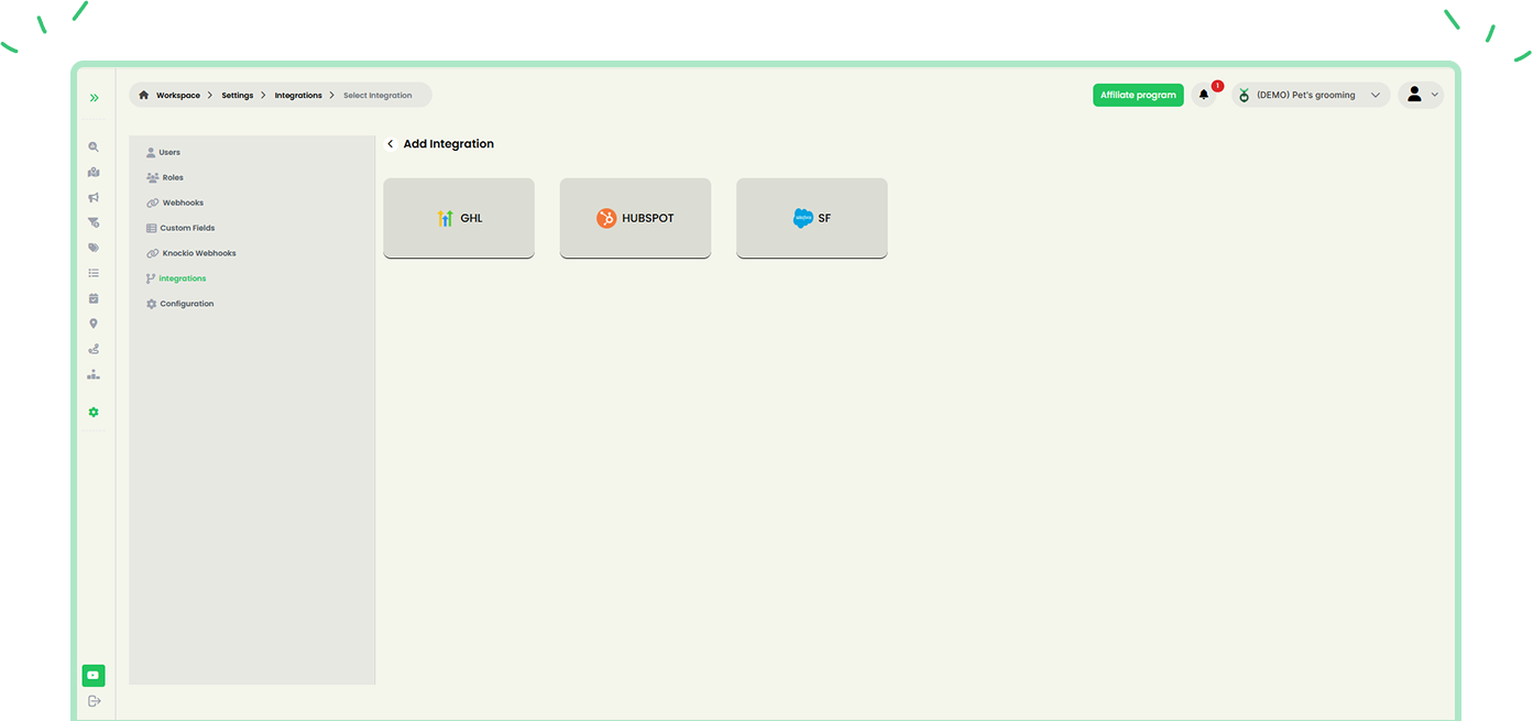 integrations edited integrations