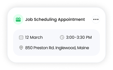 Job Scheduling Appointment