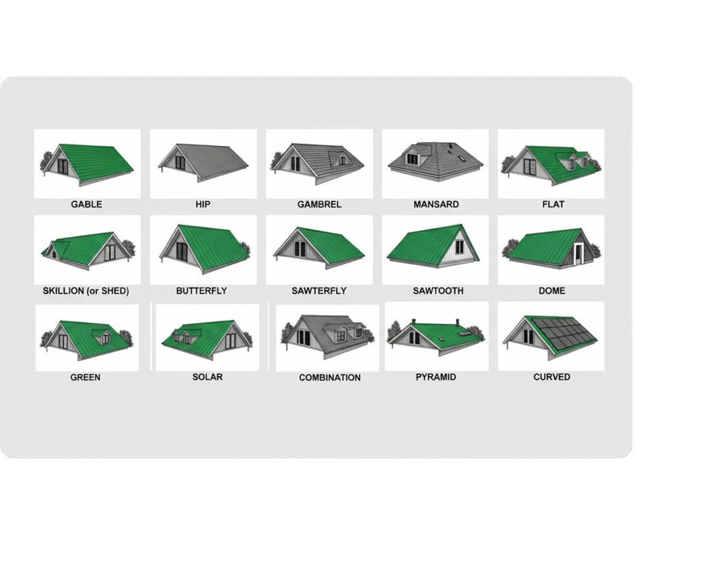 types of roofing in the united states