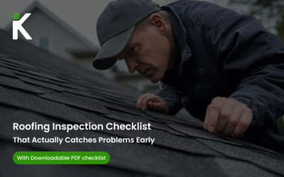 Roofing Inspection Checklist That Actually Catches Problems Early