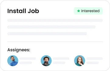 Kanban-style sales pipeline in Knockio