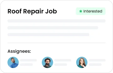 Kanban-style sales pipeline in Knockio
